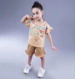 ست تیشرت شلوارک گلبهار