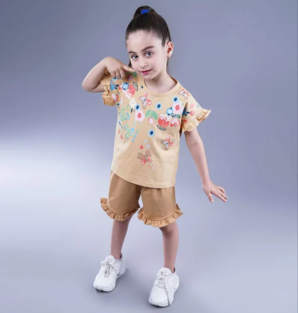 ست تیشرت شلوارک گلبهار