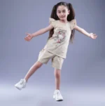 ست تاپ شلوارک بالرین کندو