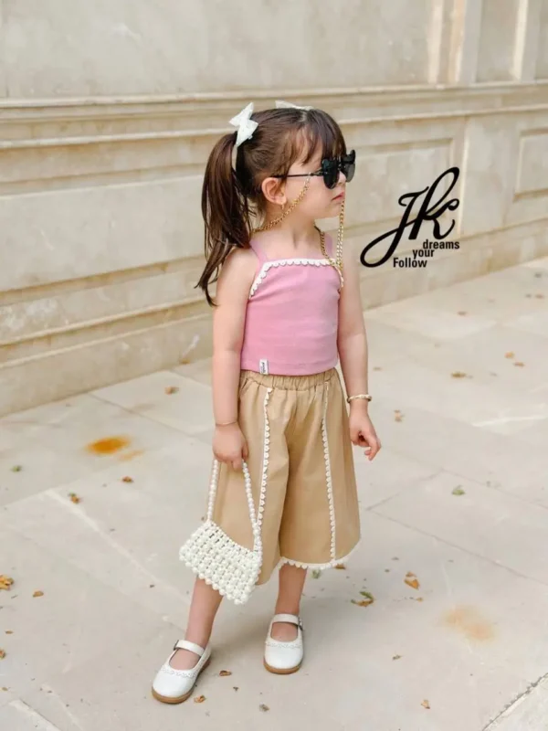 کراپ شلوارک برمودا شکوفه