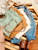 بلوز دورس گلدوزی پرک