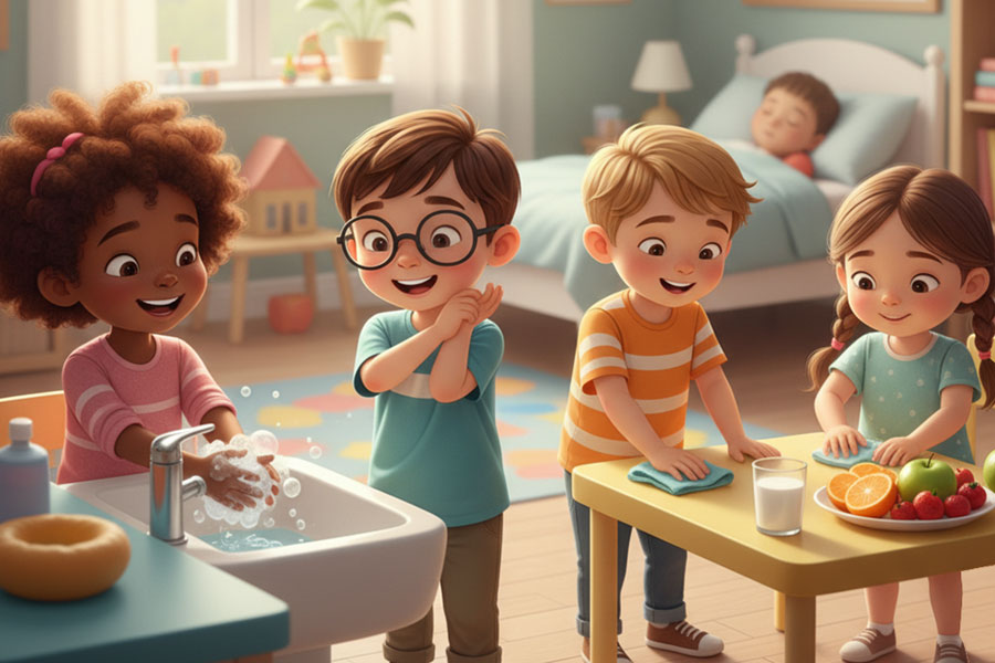 جلوگیری از سرماخوردگی کودکان