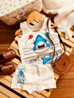 رکابی شورت بیبی شارک