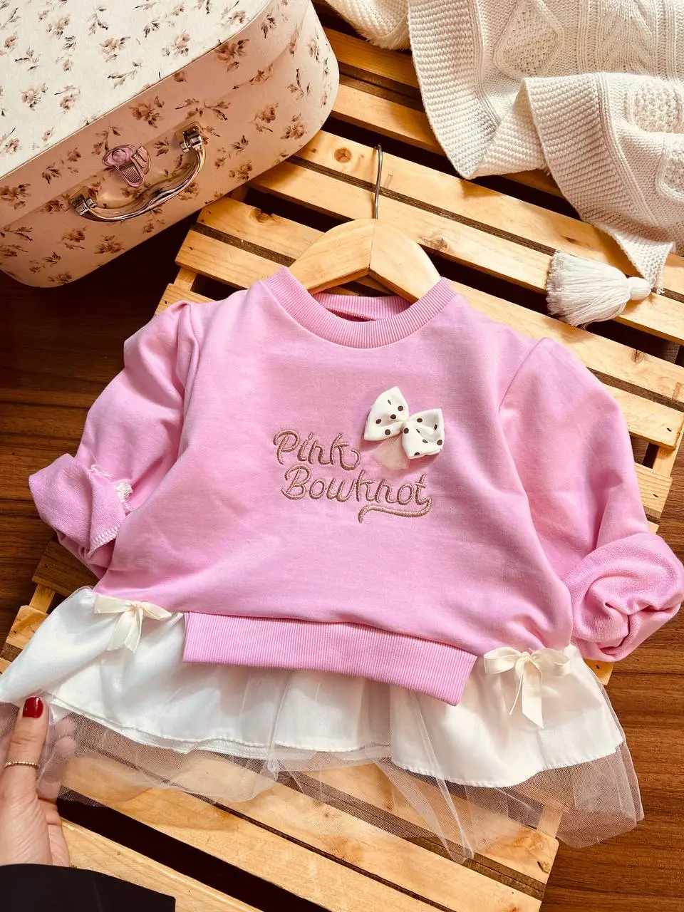 بلوز دورس شاپرک صورتی بلوز دورس شاپرک صورتی