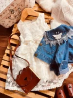 کت جین و سارافن پروانه