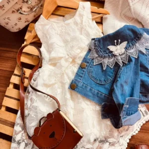 کت جین و سارافن پروانه