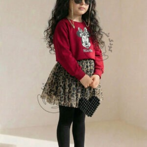 کراپ دامن میکی پلنگی