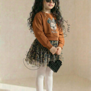 کراپ دامن میکی پلنگی