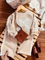 ست دورس پاپیون گلدوزی