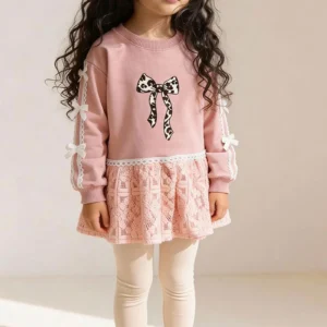 پیراهن گیپور پاپیونی