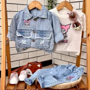 سه تیکه جین کرومی