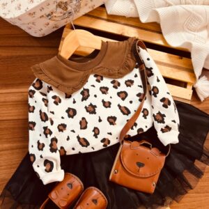 ست بلوز دامن پلنگی