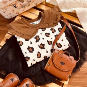 ست بلوز دامن پلنگی