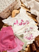 تاپ شلوارک پروانه ها