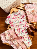 ست آستین کوتاه و شلوار بهاری