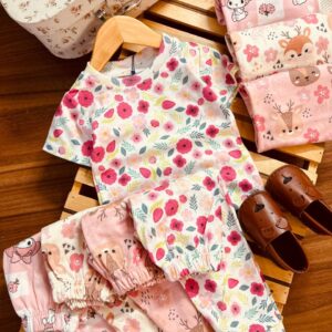 ست آستین کوتاه و شلوار بهاری