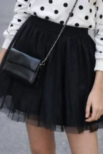 دامن تور كریستال و آستركشی شده