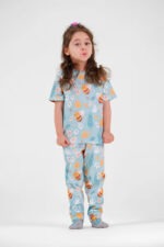 ست آستین کوتاه و شلوار بهاری