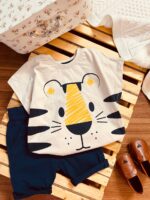 تاپ و شلوارک پسرانه ببری