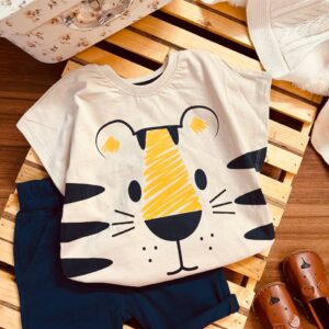 تاپ و شلوارک پسرانه ببری
