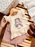 تاپ و شلوارک بچگانه دختر گلفروش