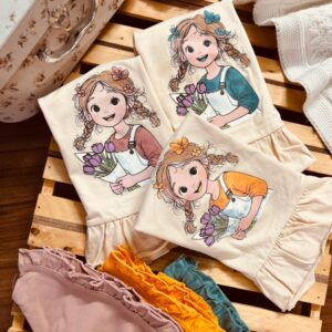 تاپ و شلوارک بچگانه دختر گلفروش