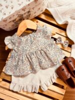 تاپ و شلوارک دخترانه گلارا