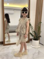 تاپ و شلوارک دخترانه گلارا