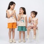 تاپ و شلوارک بچگانه دختر گلفروش