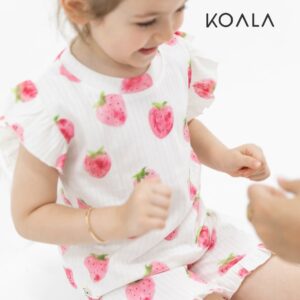 تیشرت و شلوارک مادر و کودک توت‌فرنگی