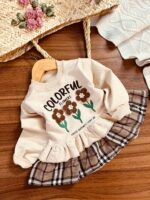 پیراهن دخترانه دورس باربری burberry