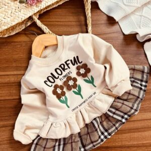 پیراهن دخترانه دورس باربری burberry